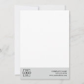Modern Simple Business Logo Professional Editable ノートカード (正面)