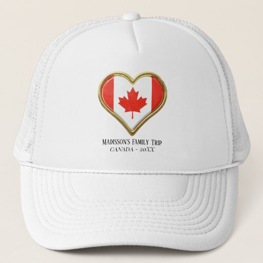 Modern Simple canada Trucker Hat キャップ (正面)