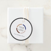 Modern simple charcoal black border company logo フェイバータグ (インサイチュ)