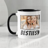 Modern Simple Comic Bestie Best Friends BFF Photo マグカップ