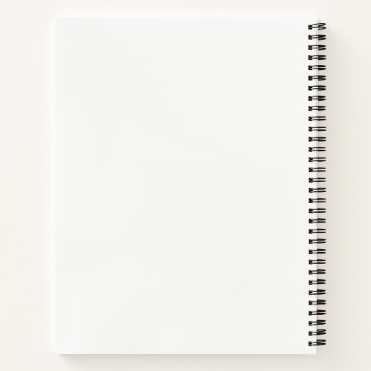 Modern, simple, cool geometric yellow gray pattern ノートブック (裏面)