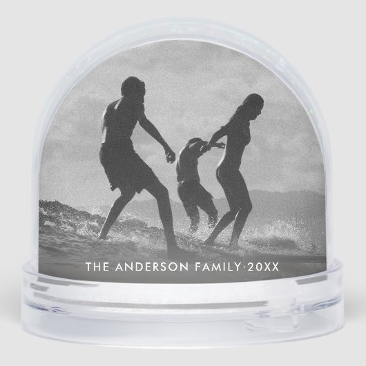 Modern Simple Create Your Own 2 Photo Keepsake (裏面)