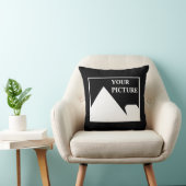 Modern Simple Create Your Own Wedding Picture クッション (椅子)
