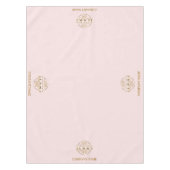 Modern Simple Custom Business Logo Promotional テーブルクロス (正面)