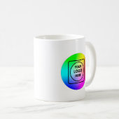 Modern Simple Custom Business Logo Template mug コーヒーマグカップ (正面右)