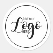 Modern Simple Custom Logo Scented Candle | Profess ラウンドシール (正面)