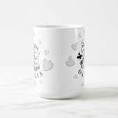 Modern Simple Daughter Birthday Design コーヒーマグカップ (中央)