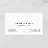 Modern Simple Design Elegant Professional Custom 名刺 (正面)