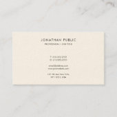 Modern Simple Easy to Make Template Luxurious 名刺 (正面)