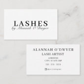 Modern, Simple, Elegant Business Card 名刺 (正面/裏面)