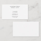 Modern Simple Elegant Easy to Make Template 名刺 (正面/裏面)