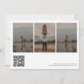 Modern Simple Elegant Photo Wedding Save the Date 招待状 (裏面)