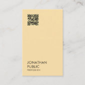 Modern Simple Elegant Professional Oceania Gold 名刺 (正面)