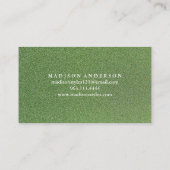 Modern Simple elegant typography Loyalty Card 名刺 (裏面)