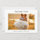 Modern Simple Framed Photo Wedding Landscape (正面)