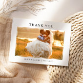 Modern Simple Framed Photo Wedding Landscape