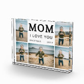 Modern Simple I Love You Mom Collage 5 フォトブロック (右)