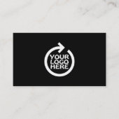 Modern Simple Logo Professional 名刺 (正面)