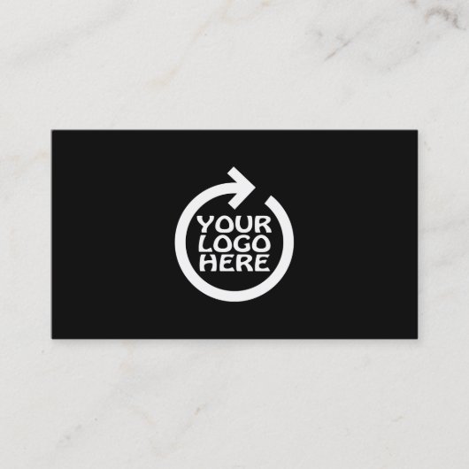 Modern Simple Logo Professional 名刺 (正面)