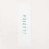 Modern Simple Minimalist Name ヨガマット (正面)