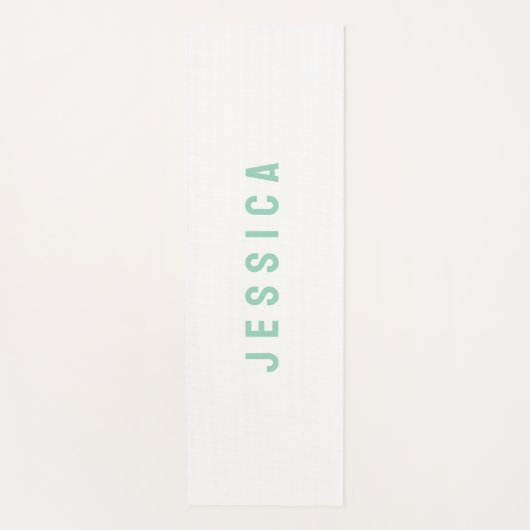 Modern Simple Minimalist Name ヨガマット (正面)