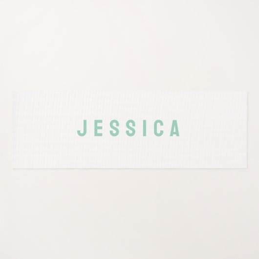 Modern Simple Minimalist Name ヨガマット (正面(横))