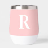 Modern Simple Monogram Pink (背面)