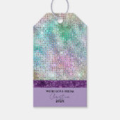 Modern Simple Pastel Purple Pink ギフトタグ (正面)