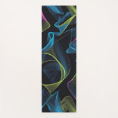 Modern Simple pattern geometric girly stripes ヨガマット (正面)