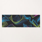 Modern Simple pattern geometric girly stripes ヨガマット (正面(横))