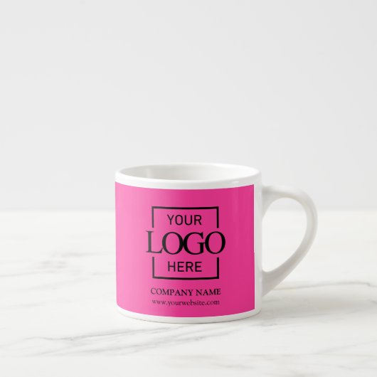 Modern Simple Personalized Company Branding Logo エスプレッソカップ (右)