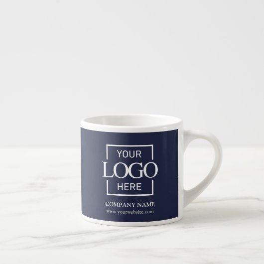 Modern Simple Personalized Company Branding Logo エスプレッソカップ (右)