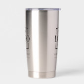 Modern Simple Personalized Company Logo Branded 保温保冷タンブラー (左面)