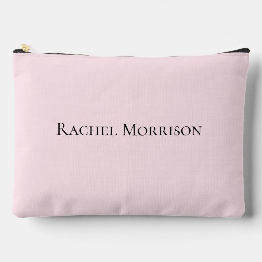 Modern Simple Personalized Name アクセサリーポーチ (正面)