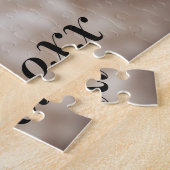 Modern Simple Photo DOG AND CAT ジグソーパズル (側面)