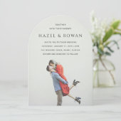 Modern Simple Photo Wedding 招待状 (スタンド正面)