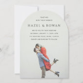 Modern Simple Photo Wedding 招待状 (正面)