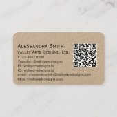 Modern Simple Professional Business Nail Tech Card コーリングカード (裏面)