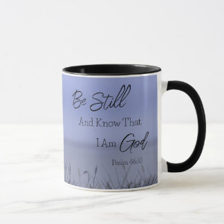 Modern Simple Scripture Blue Wheat Field   マグカップ