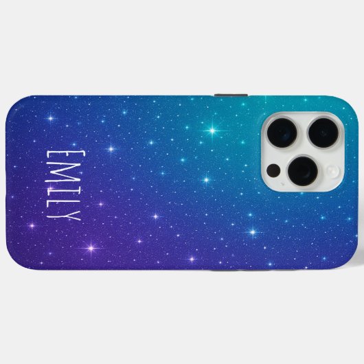 Modern simple shiny gradient  Case-Mate iPhoneケース (裏面 (横))