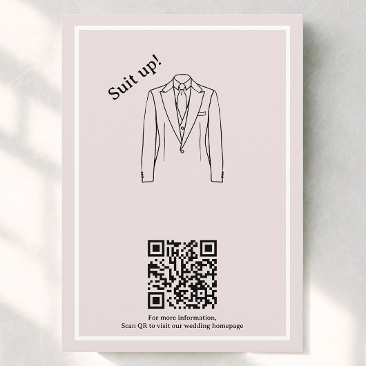 Modern Simple Silhouette Minimalist 招待状