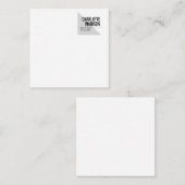 Modern Simple Trendy Minimalist Plain ノートカード (正面/裏面)