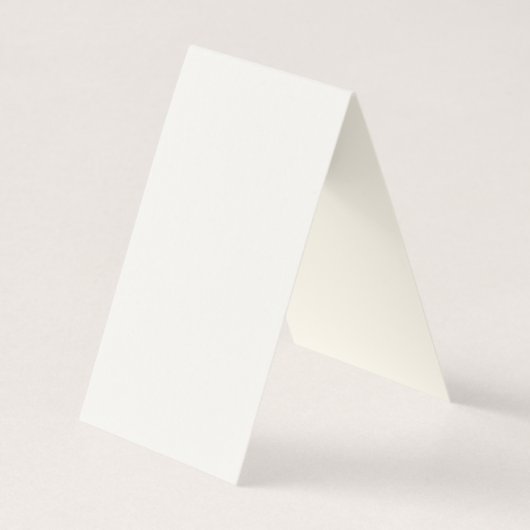 Modern Simple Trendy Minimalist Plain Cream 名刺 (裏面)