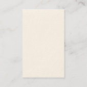 Modern Simple Trendy Minimalist Plain Cream 名刺 (裏面)