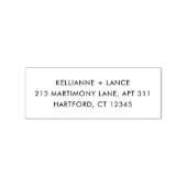 Modern Simple Wedding ラバースタンプ (インプリント)