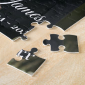 Modern Simple wedding Photo ジグソーパズル (側面)