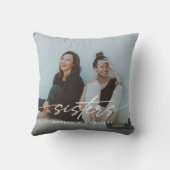 Modern Sisters Create Your Own Photo Script クッション (裏面)