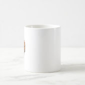 Modern Sketch Basketball Illustration Mug コーヒーマグカップ (中央)