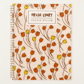 Modern Sketchbook Garden Personal | Retro Palette プランナー手帳 (正面)