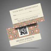 Modern Skincare Esthetician Appointment Card 予約カード